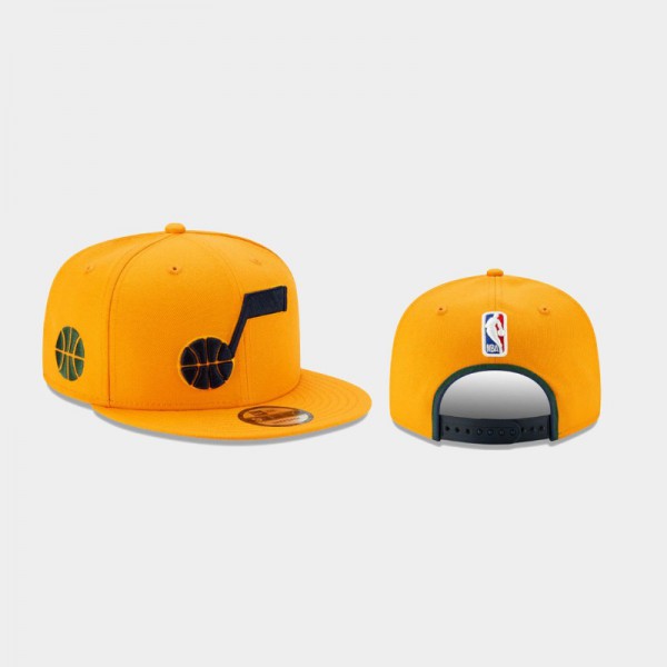 Utah Jazz Men's Statement Series 9FIFTY Snapback Hat - Orange