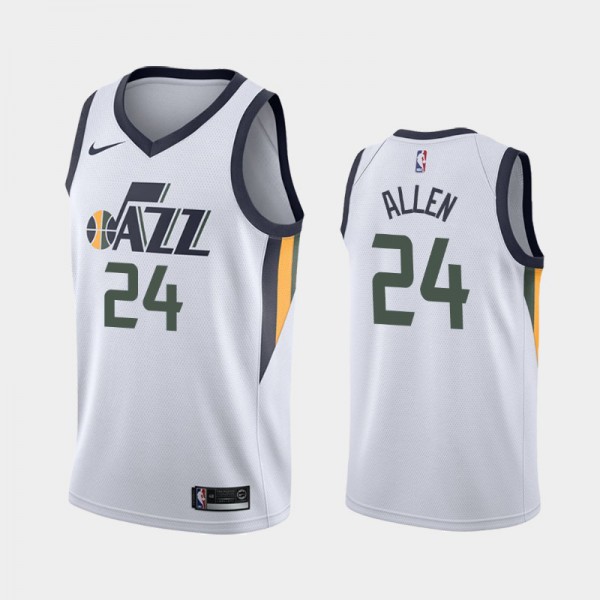 Grayson Allen Utah Jazz #24 Men's Association 2019 season Jersey - White